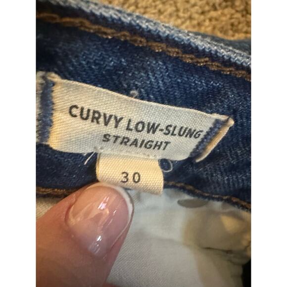 EUC Madewell Curvy Low-Slung Straight Jeans Size 30 Y2KStyle FairTradeFashion - Picture 7 of 11